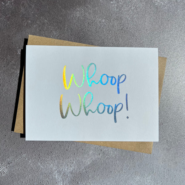Celebration card -  Whoop whoop!