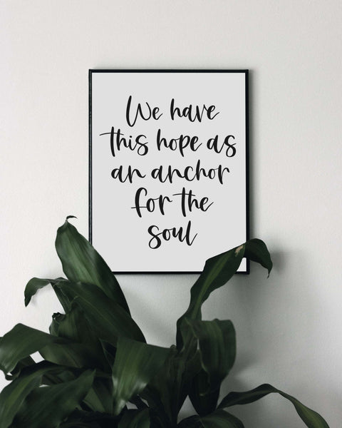 We have this hope print