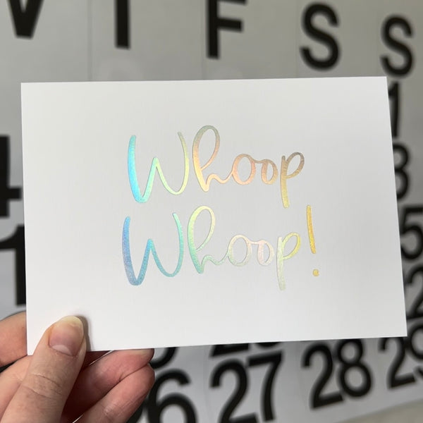 Celebration card -  Whoop whoop!