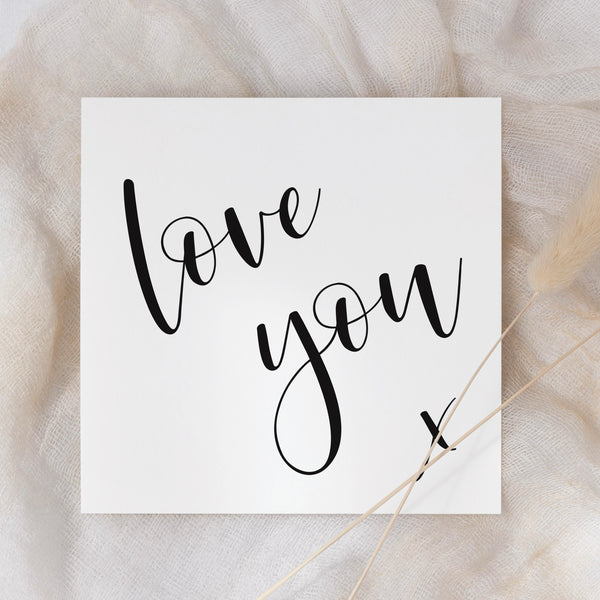 Anniversary Card - Love you ✨Free wax seal ✨