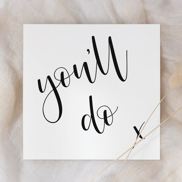 Anniversary Card -  You’ll do ✨Free wax seal ✨