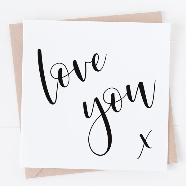 Anniversary Card - Love you ✨Free wax seal ✨