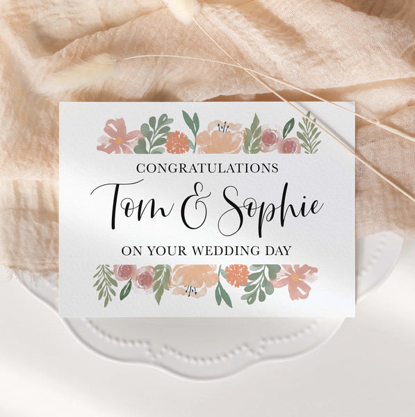 Wedding card - personalised