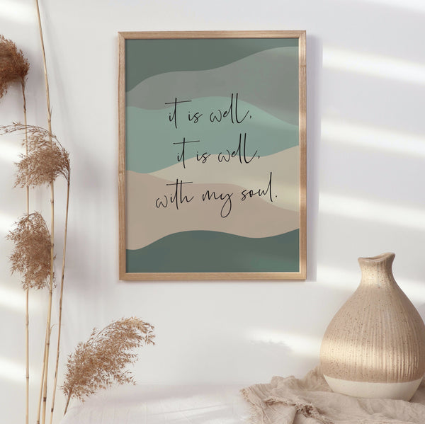 It is well with my soul print