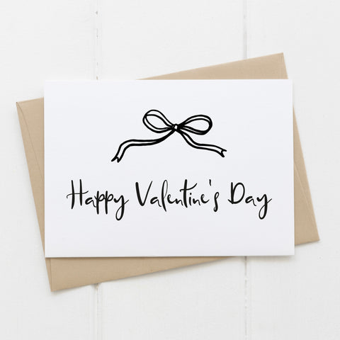 Valentine’s card - bow