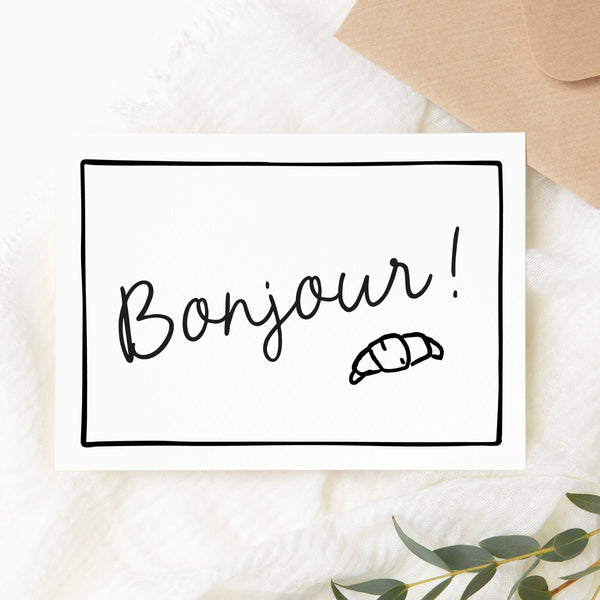 Bonjour card