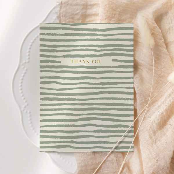 Thank you - gold foil