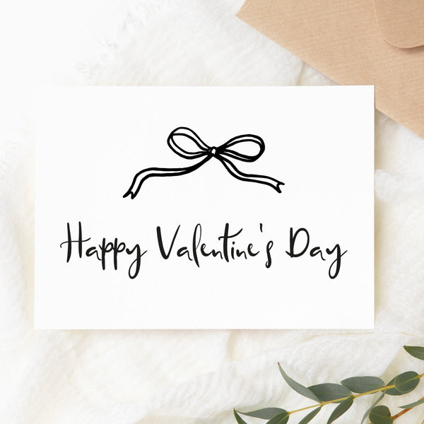 Valentine’s card - bow