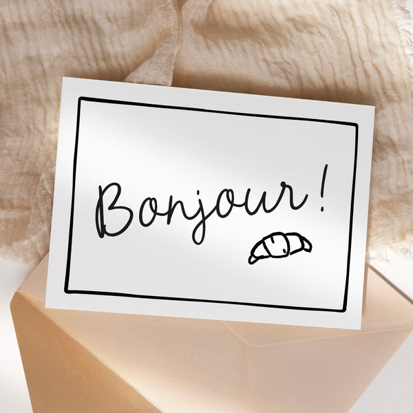 Bonjour card