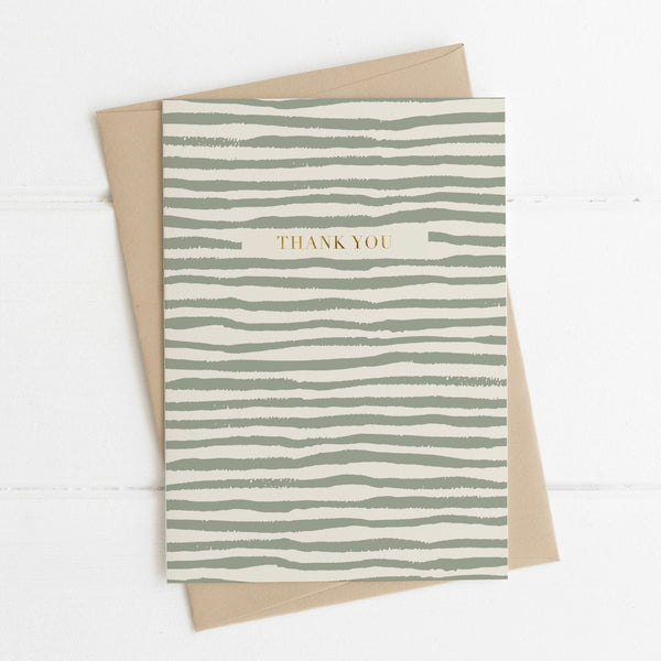 Thank you - gold foil