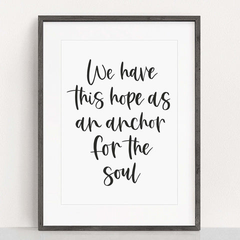 We have this hope print