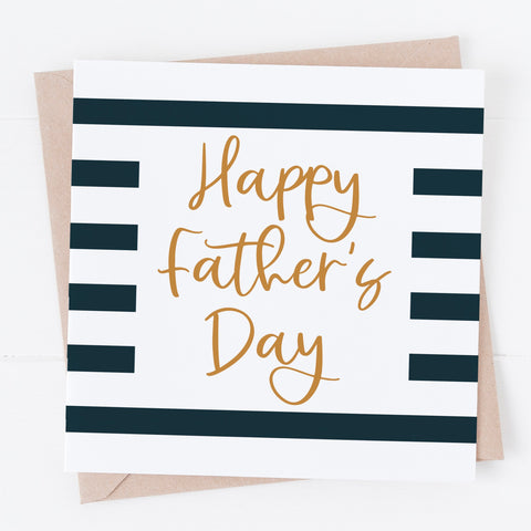 Father’s Day card - navy & mustard