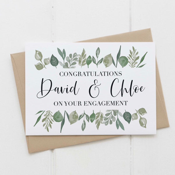 Engaged card - personalised