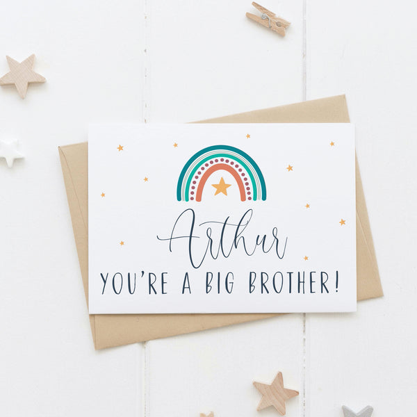 Personalised big brother card
