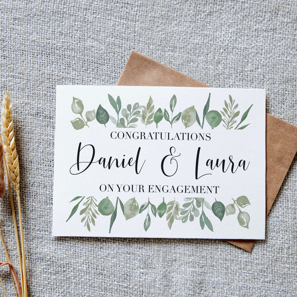 Personalised engagement card 
